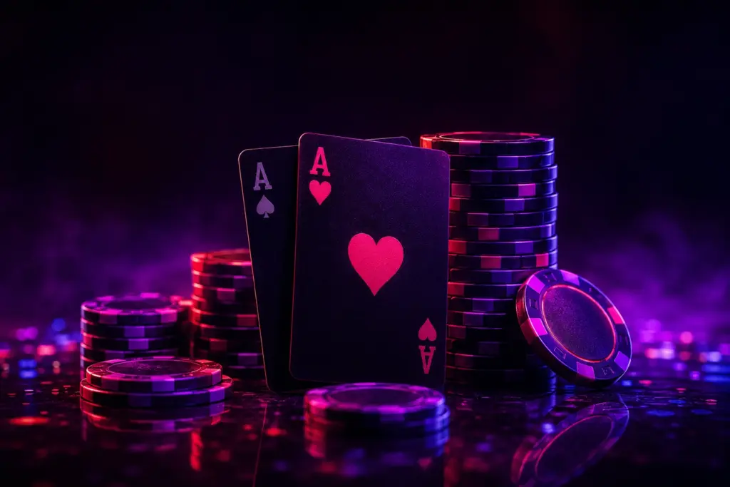 Pokerkaarten en fiches als introductie tot online poker Nederland.